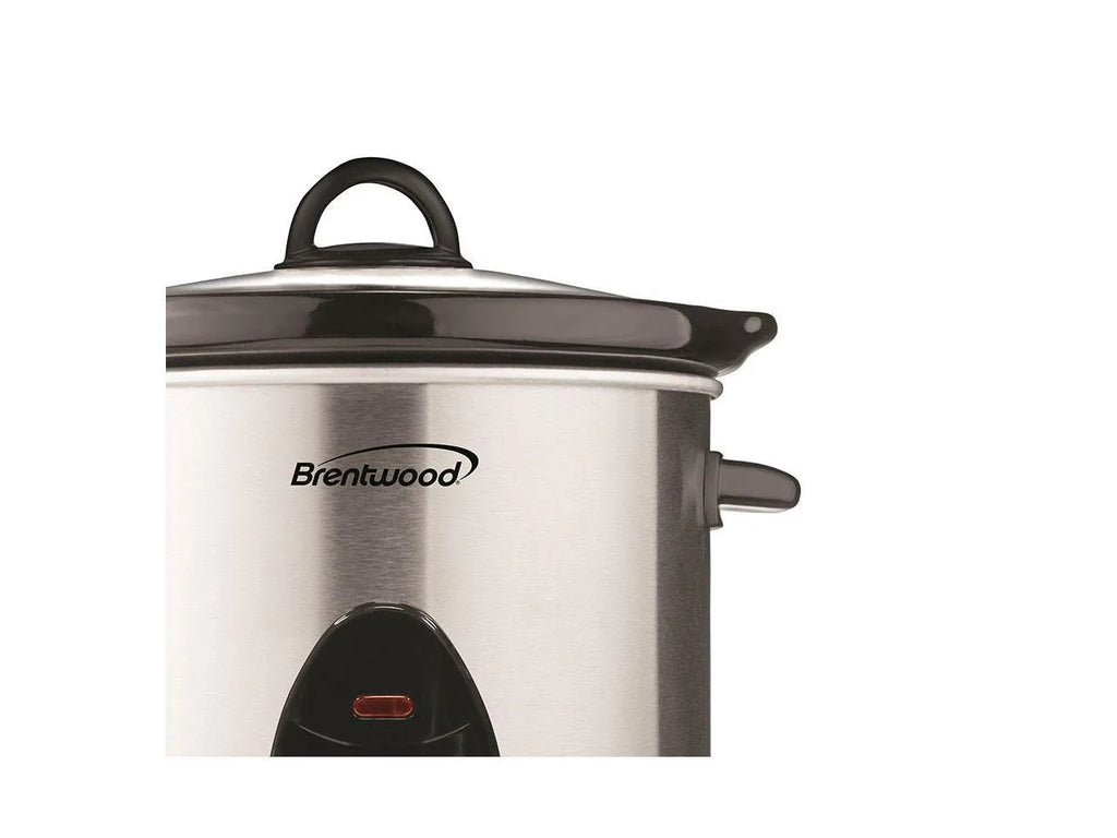 3-Qt. 170-Watt Stainless Steel Slow Cooker Q857