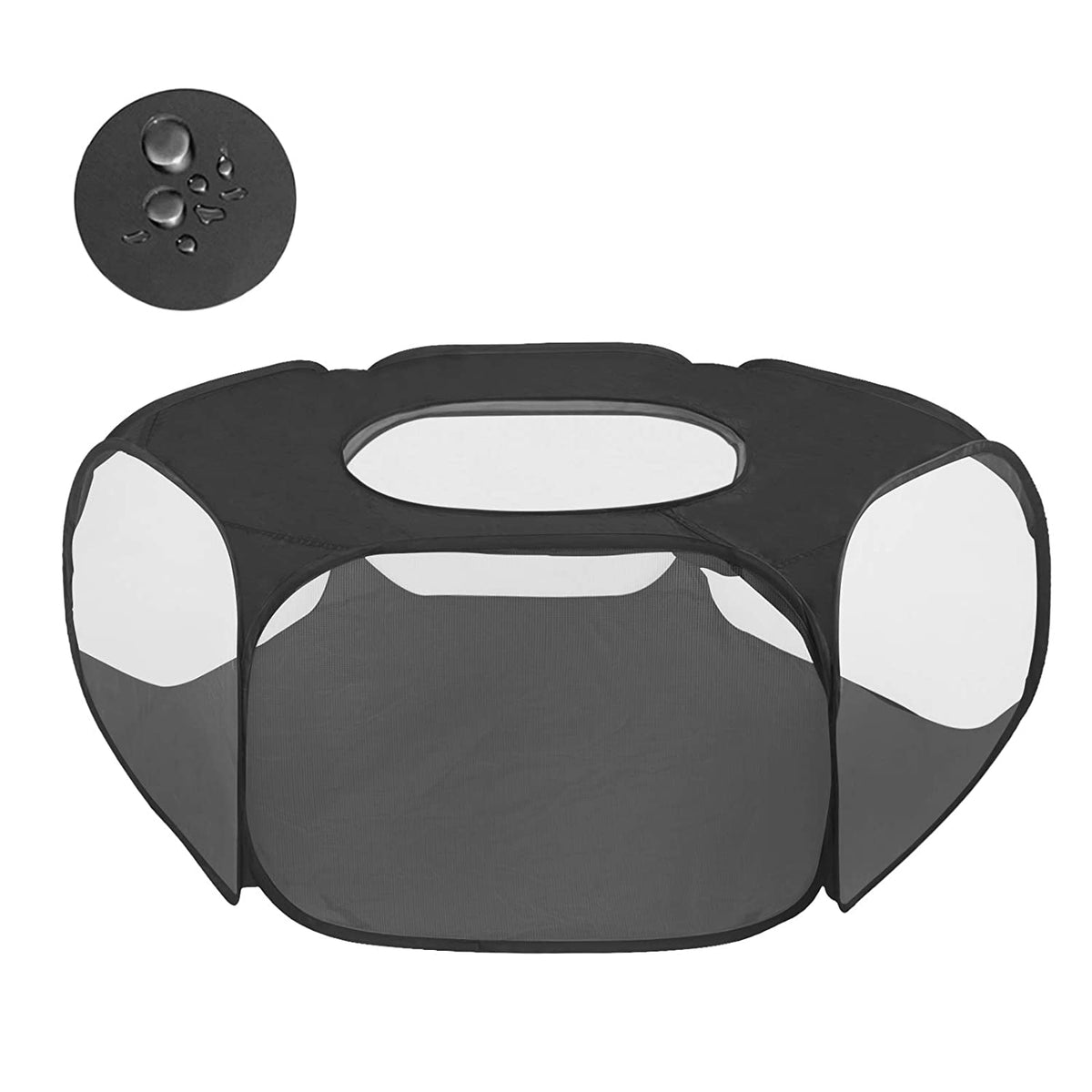 Portable Pet Tent with Zipper Top Cover N79284