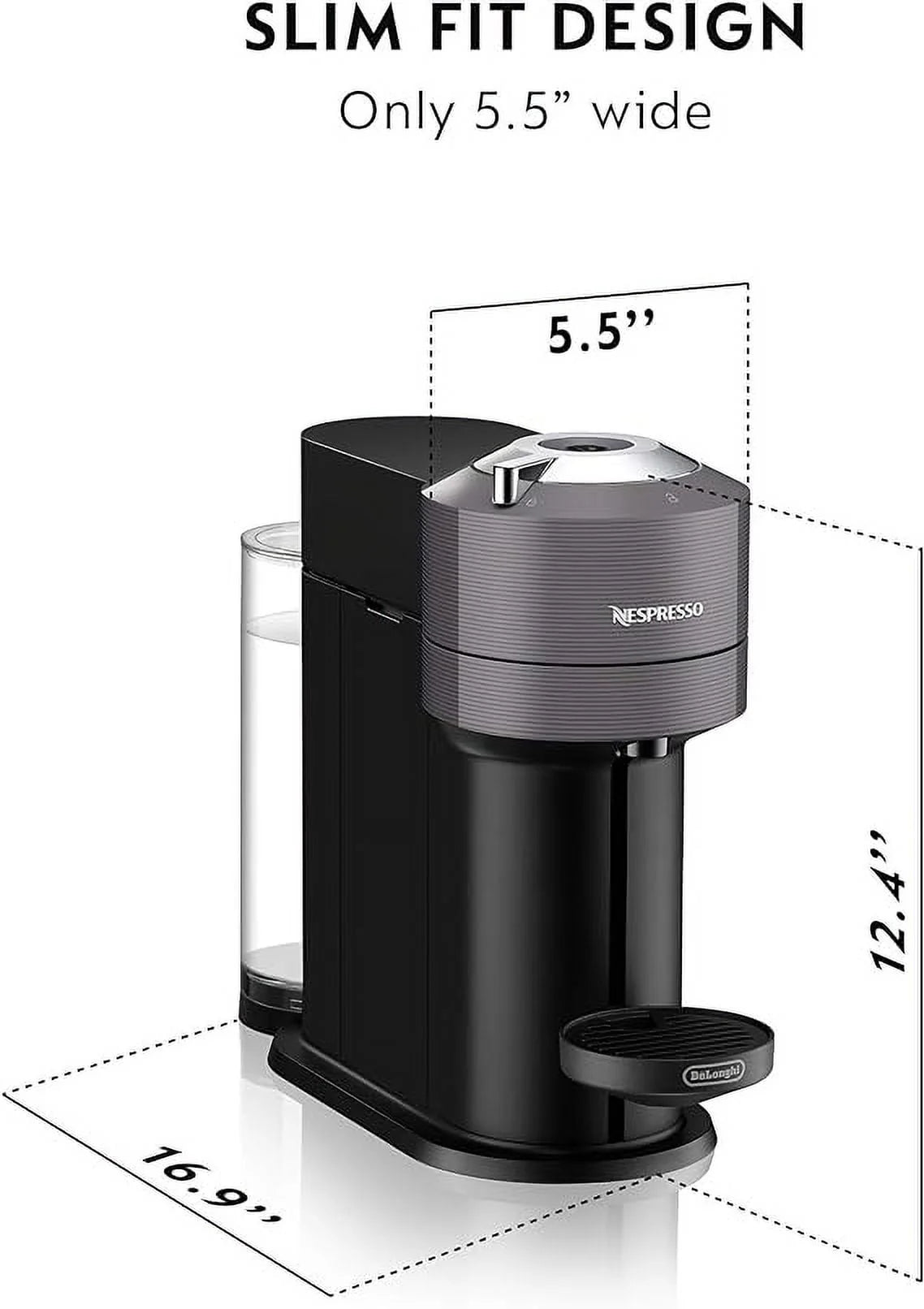 Open Box Coffee Espresso Machine Dark Grey Y77767