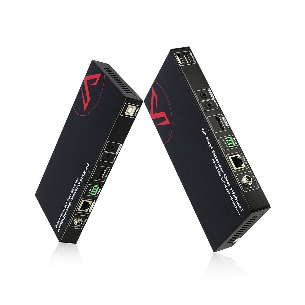 HDBaseT DisplayPort KVM Extender with 2 USB 2.0 Port N46330