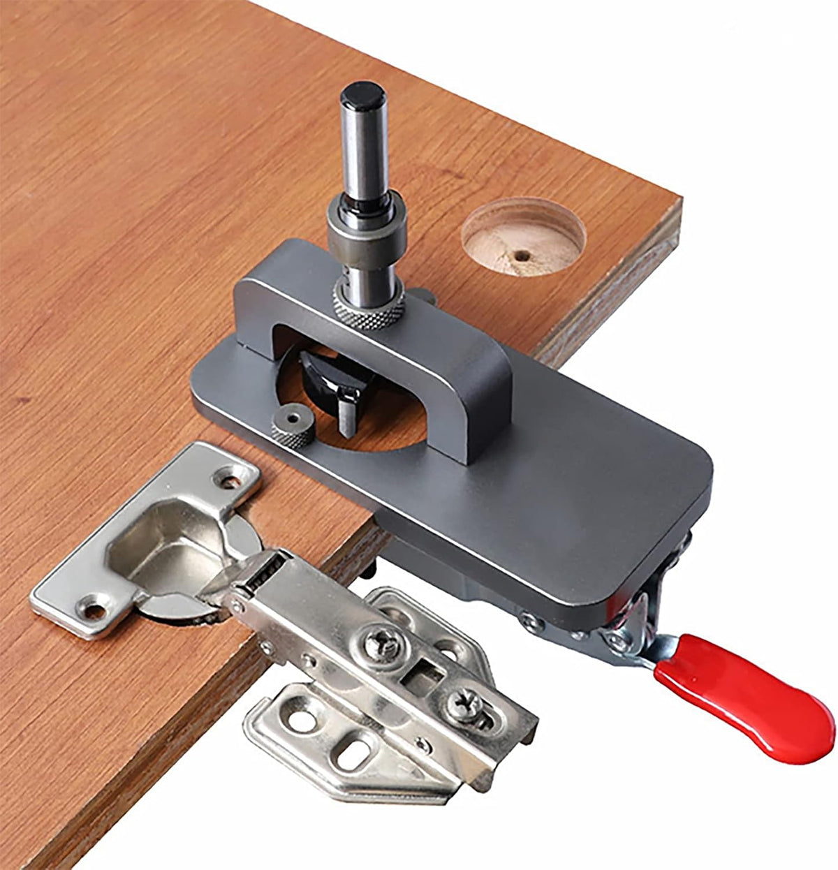 Black Aluminum Alloy Hinge Jig Kit Pack of 2 B931778