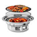 Charcoal Barbecue Grill Non-Stick Portable Stainless Steel Z92162