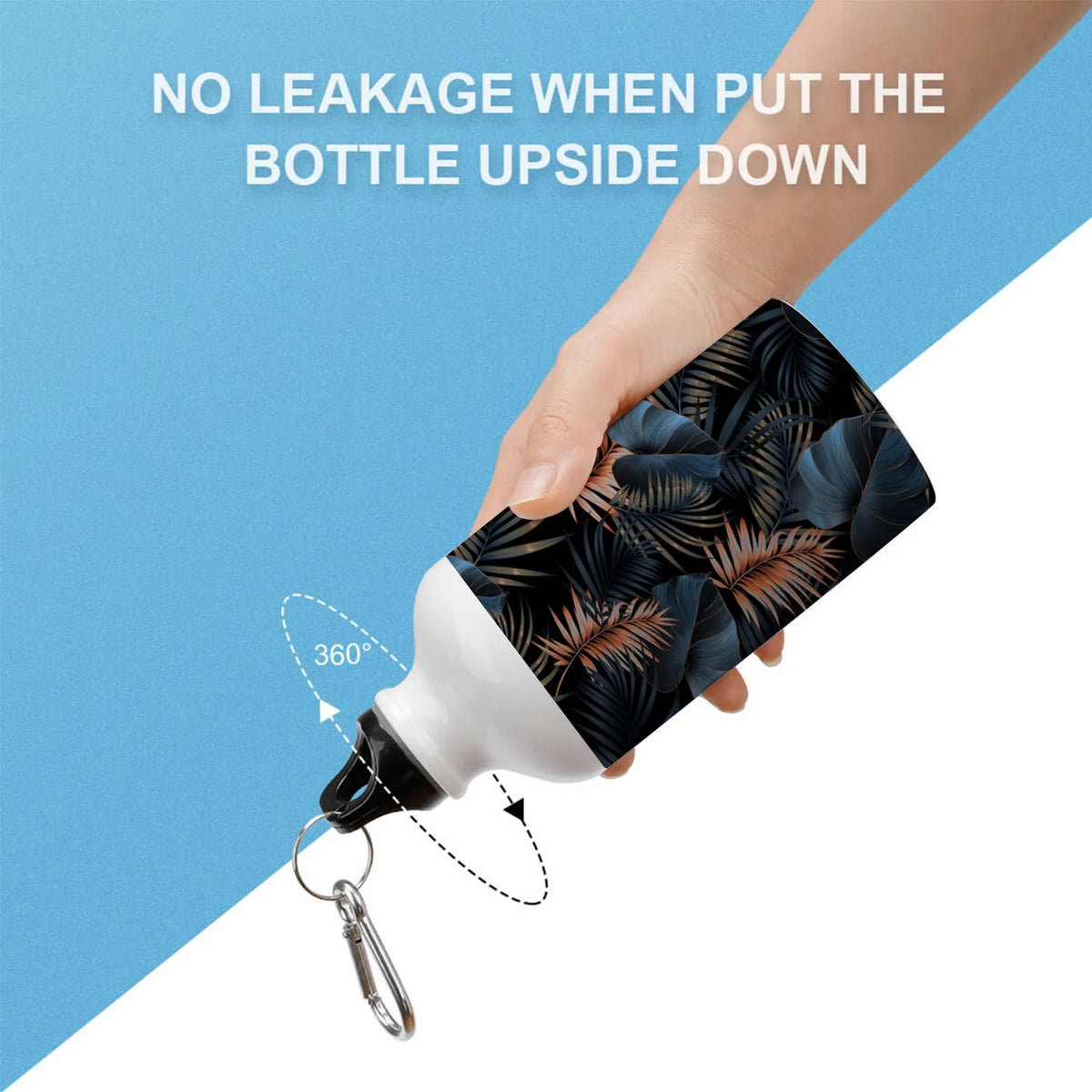 400ml Sport Aluminum Water Bottle with Twist Cap H60216