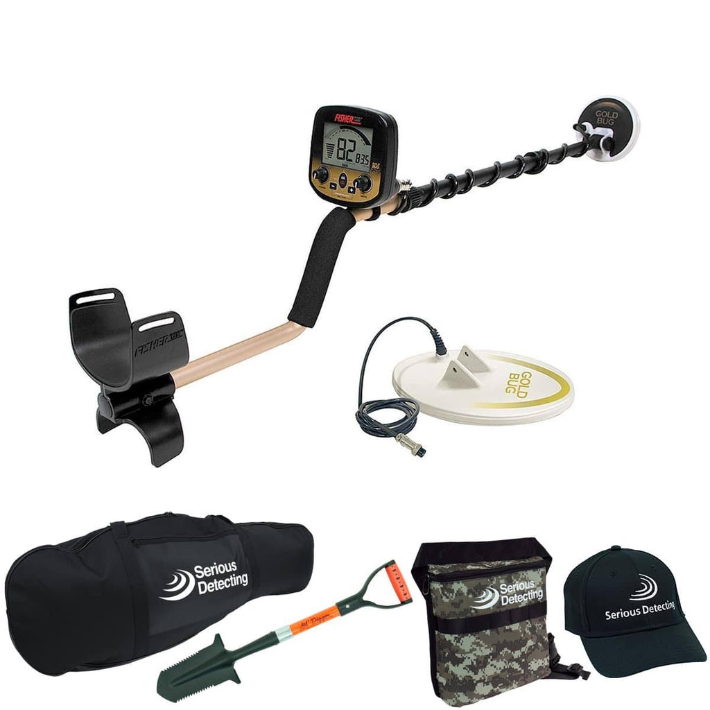 Metal Detector Bundle with Coil Pack, Shovel, Carry Bag A91923