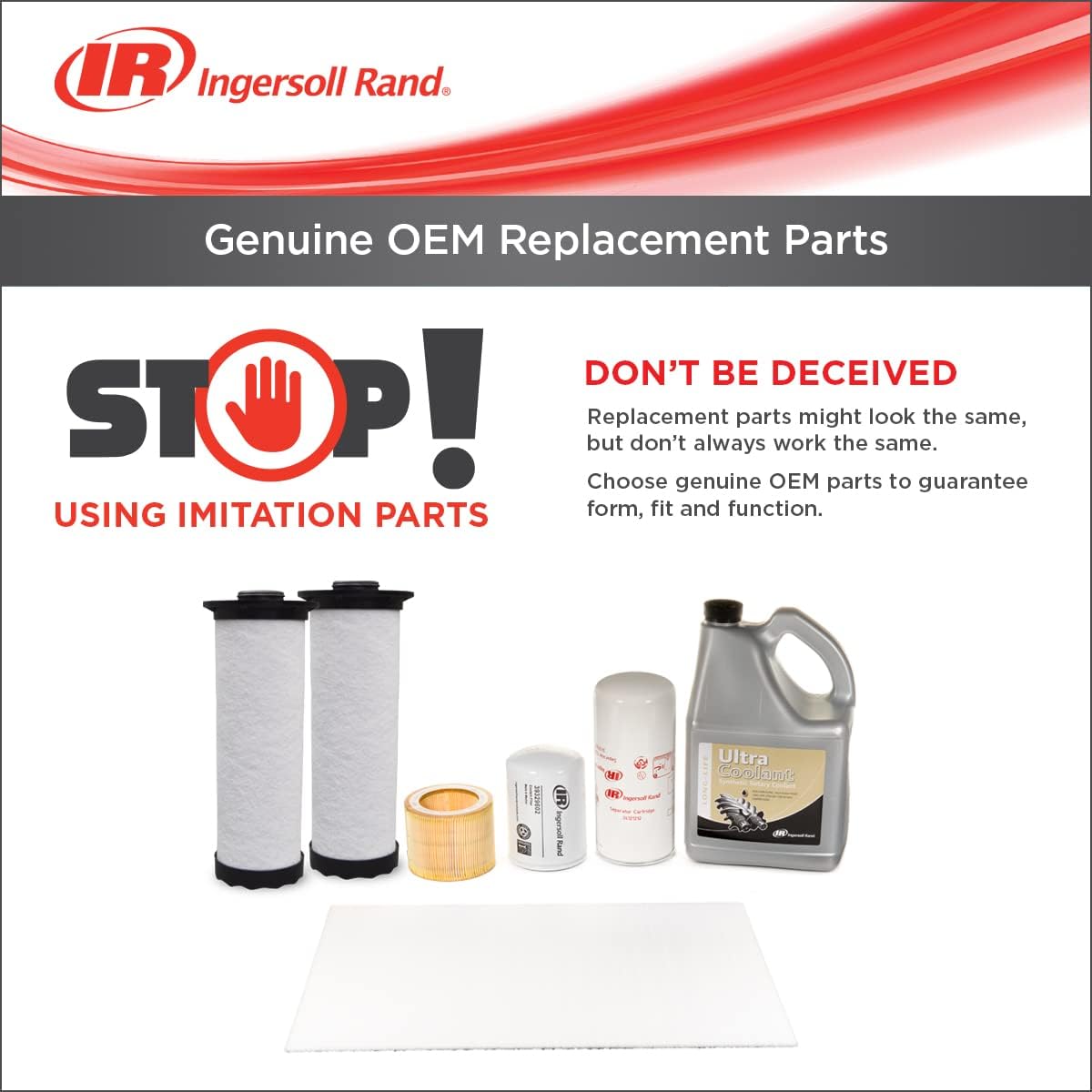 Air Filter Element for Compressors Pack of 2 L4118