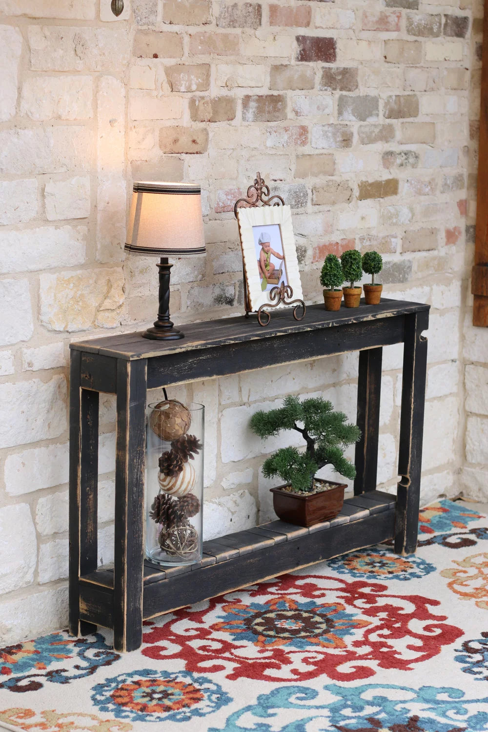 Rustic Entry Way Table 46"L P1484