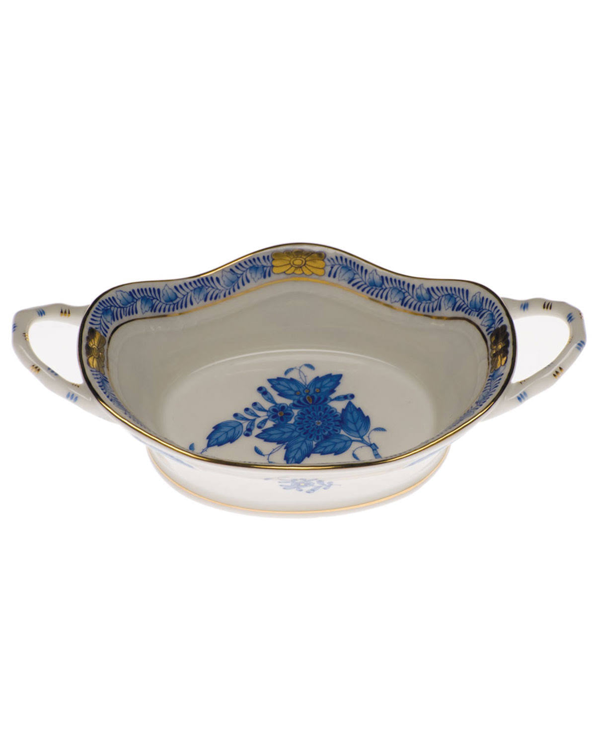 Large Blue Basket with Handles V36999