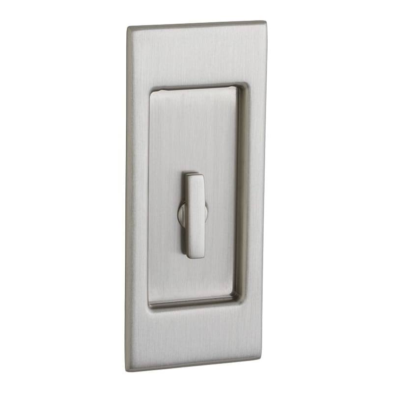 Small Santa Monica Pocket Door - Satin Nickel Z556306