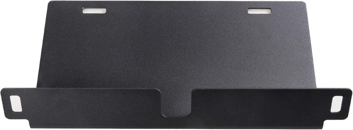 Black Aluminum Alloy Front License Plate Frame Pack of 2 X48242