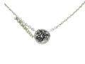 Bezel Set Diamond Pendant Chain H106262