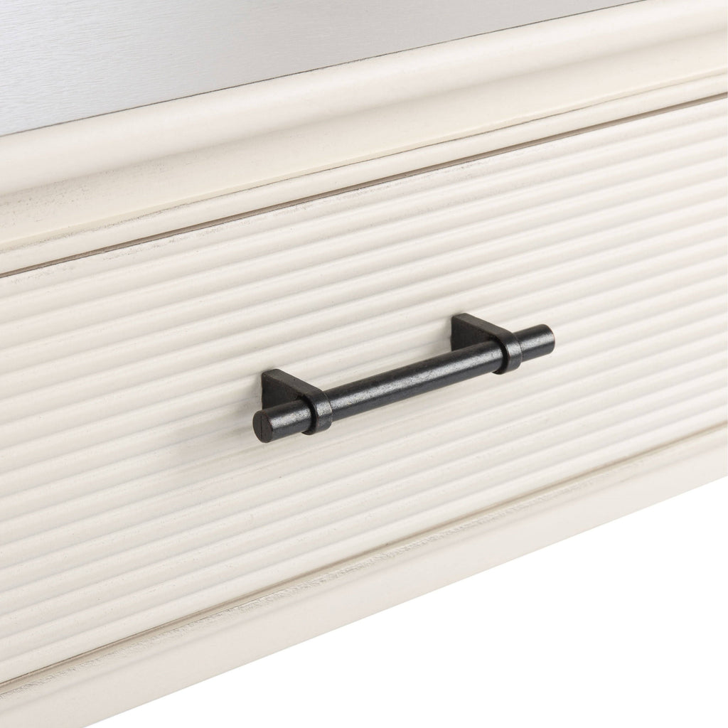 Distressed White 2 Drawer Console Table B973762