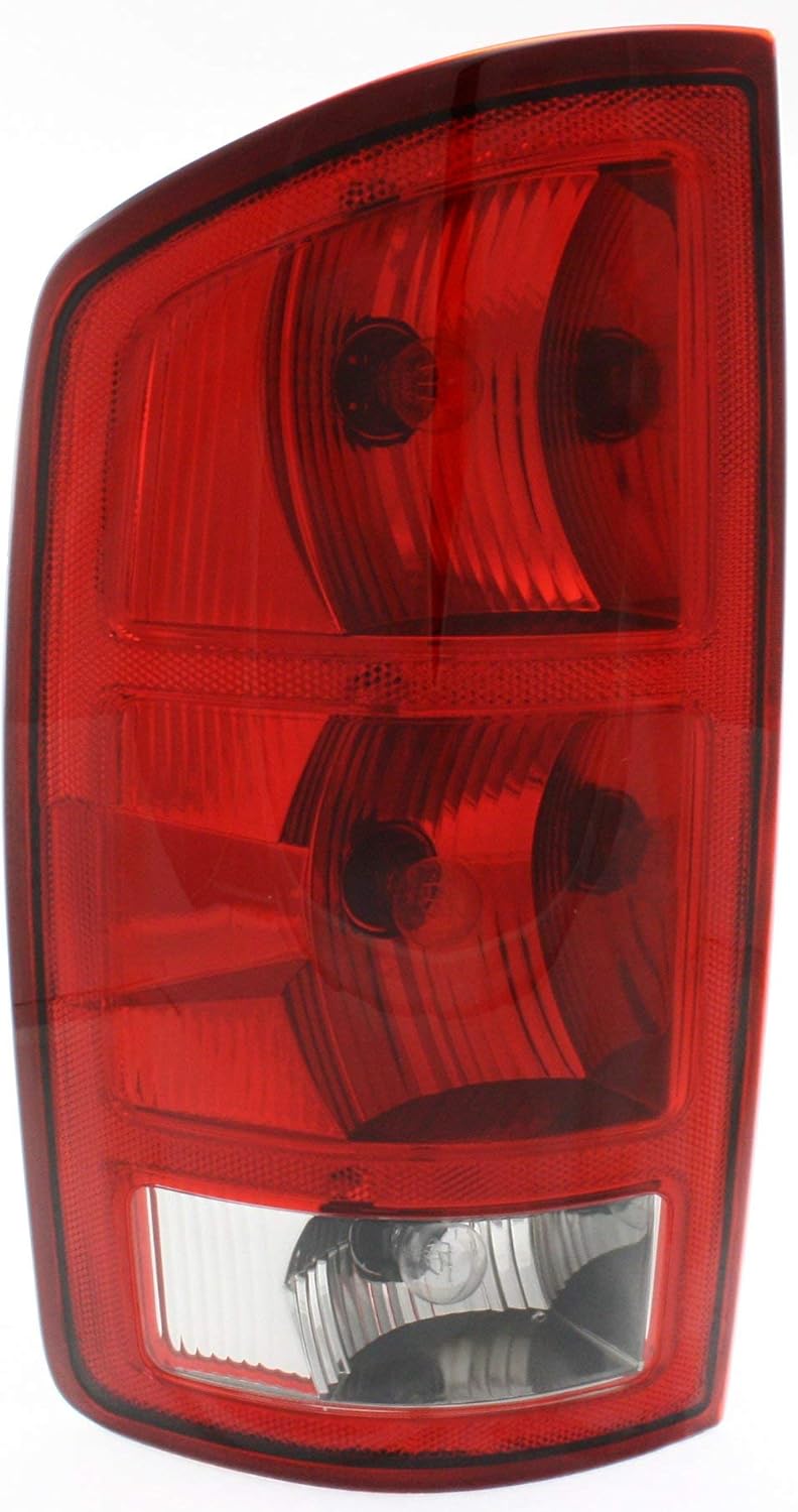 Tail Light Assembly Set of 2 Halogen Clear & Red Lens B629
